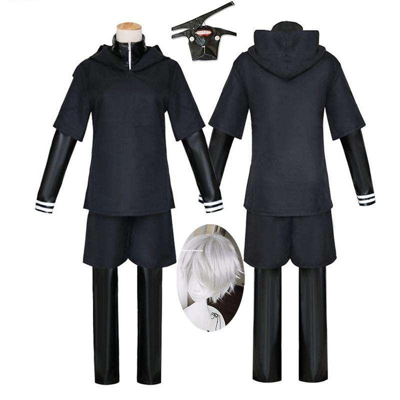 Black Cosplay Suit Jacket Pant Anime Costume